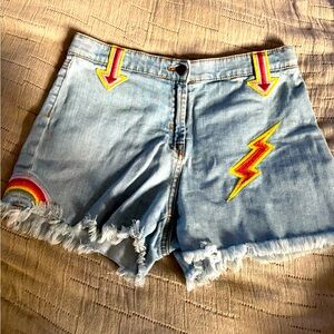 STELLA MCCARTNEY denim cut offs sz 14Y or XS women’s